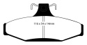 DP41501R Yellowstuff Bakre Bromsbelägg (Sport) EBC Brakes