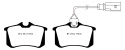 DP41522R Yellowstuff Bakre Bromsbelägg (Sport) EBC Brakes