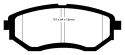 DP41583R Yellowstuff Främre Bromsbelägg (Sport) EBC Brakes