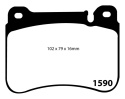 DP41590R Yellowstuff Främre Bromsbelägg (Sport) EBC Brakes