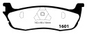 DP41601R Yellowstuff Bakre Bromsbelägg (Sport) EBC Brakes