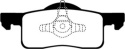 DP41652R Yellowstuff Bakre Bromsbelägg (Sport) EBC Brakes