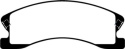 DP41664R Yellowstuff Främre Bromsbelägg (Sport) EBC Brakes