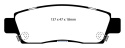 DP41672R Yellowstuff Bakre Bromsbelägg (Sport) EBC Brakes
