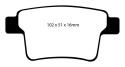 DP41731R Yellowstuff Bakre Bromsbelägg (Sport) EBC Brakes