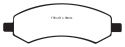 DP41738R Yellowstuff Främre Bromsbelägg (Sport) EBC Brakes