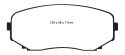 DP41794R Yellowstuff Främre Bromsbelägg (Sport) EBC Brakes