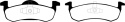 DP41804R Yellowstuff Bakre Bromsbelägg (Sport) EBC Brakes