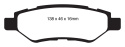 DP41829R Yellowstuff Bakre Bromsbelägg (Sport) EBC Brakes