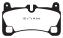 DP41836R Yellowstuff Bakre Bromsbelägg (Sport) EBC Brakes
