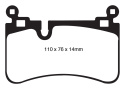 DP41839R Yellowstuff Bakre Bromsbelägg (Sport) EBC Brakes