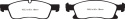 DP41871R Yellowstuff Främre Bromsbelägg (Sport) EBC Brakes