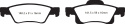 DP41872R Yellowstuff Bakre Bromsbelägg (Sport) EBC Brakes