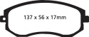 DP41884R Yellowstuff Främre Bromsbelägg (Sport) EBC Brakes