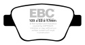 DP42075R Yellowstuff Bakre Bromsbelägg (Sport) EBC Brakes