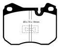 DP4345R Yellowstuff Främre Bromsbelägg (Sport) EBC Brakes