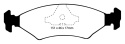 DP4415R Yellowstuff Främre / Bakre Bromsbelägg (Sport) EBC Brakes