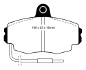 DP4426R Yellowstuff Främre Bromsbelägg (Sport) EBC Brakes