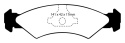 DP4512R Yellowstuff Främre Bromsbelägg (Sport) EBC Brakes