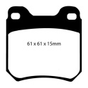 DP4675R Yellowstuff Bakre Bromsbelägg (Sport) EBC Brakes
