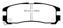 DP4738R Yellowstuff Bakre Bromsbelägg (Sport) EBC Brakes