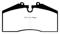 DP4767R Yellowstuff Främre / Bakre Bromsbelägg (Sport) EBC Brakes