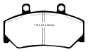 DP4800R Yellowstuff Främre Bromsbelägg (Sport) EBC Brakes