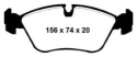 DP4880R Yellowstuff Främre Bromsbelägg (Sport) EBC Brakes
