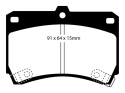 DP4884R Yellowstuff Främre Bromsbelägg (Sport) EBC Brakes