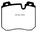 DP4886R Yellowstuff Främre Bromsbelägg (Sport) EBC Brakes