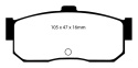 DP4889R Yellowstuff Bakre Bromsbelägg (Sport) EBC Brakes