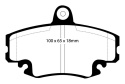 DP4959R Yellowstuff Främre Bromsbelägg (Sport) EBC Brakes