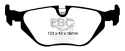 DP51079NDX Bluestuff NDX Bakre Bromsbelägg (Trackday) EBC Brakes