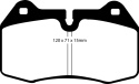 DP51644NDX Bluestuff NDX Främre Bromsbelägg (Trackday) EBC Brakes