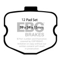 DP51771NDX Bluestuff NDX Främre Bromsbelägg (Trackday) EBC Brakes