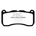DP53013NDX Bluestuff NDX Främre Bromsbelägg (Trackday) EBC Brakes