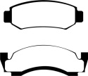 DP61261 Greenstuff Främre Bromsbelägg (Street) EBC Brakes