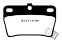 DP61403 Greenstuff Bakre Bromsbelägg (Gata) EBC Brakes