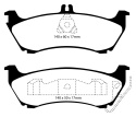 DP61437 Greenstuff Bakre Bromsbelägg (Gata) EBC Brakes