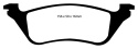 DP61629 Greenstuff Bakre Bromsbelägg (Gata) EBC Brakes