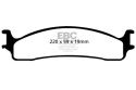 DP61650 Greenstuff Främre Bromsbelägg (Street) EBC Brakes