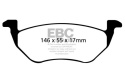 DP61710 Greenstuff Bakre Bromsbelägg (Gata) EBC Brakes