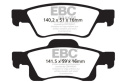 DP61872 Greenstuff Bakre Bromsbelägg (Gata) EBC Brakes