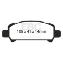DP81293RP1 RP-1 Bakre Bromsbelägg (Racing) EBC Brakes