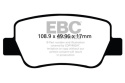 DPX2027 Ultimax2 Bakre Bromsbelägg (Gata) EBC Brakes