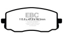 DPX2050 Ultimax2 Främre Bromsbelägg (Gata) EBC Brakes
