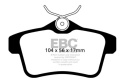 DPX2053 Ultimax2 Bakre Bromsbelägg (Gata) EBC Brakes