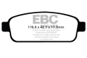 DPX2066 Ultimax2 Bakre Bromsbelägg (Gata) EBC Brakes