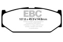 DPX2104 Ultimax2 Främre Bromsbelägg (Gata) EBC Brakes