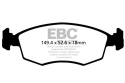 DPX2142 Ultimax2 Främre Bromsbelägg (Gata) EBC Brakes
